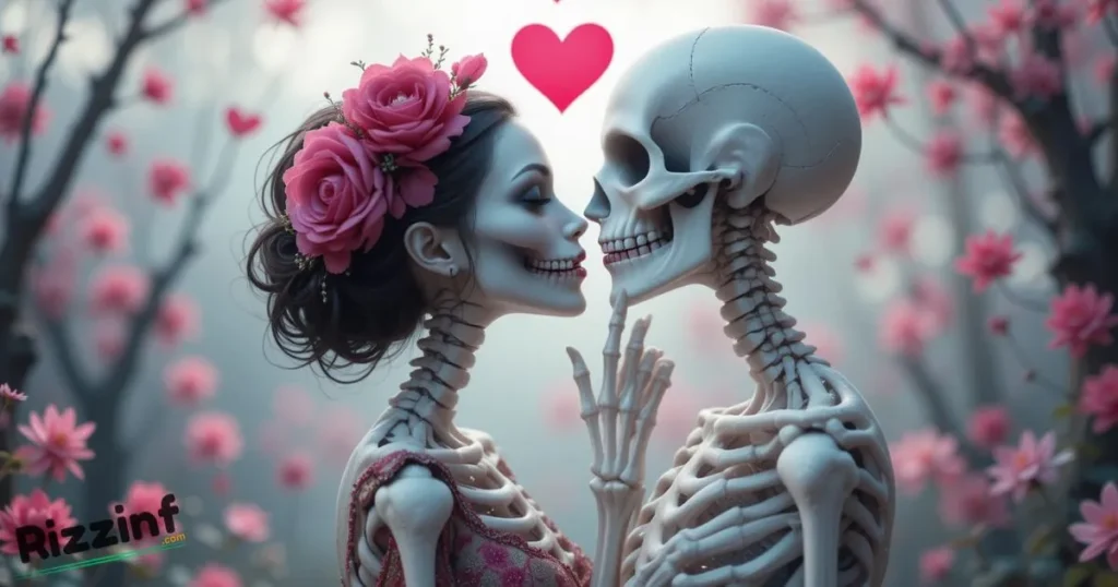 Romantic And Flirty Skeleton